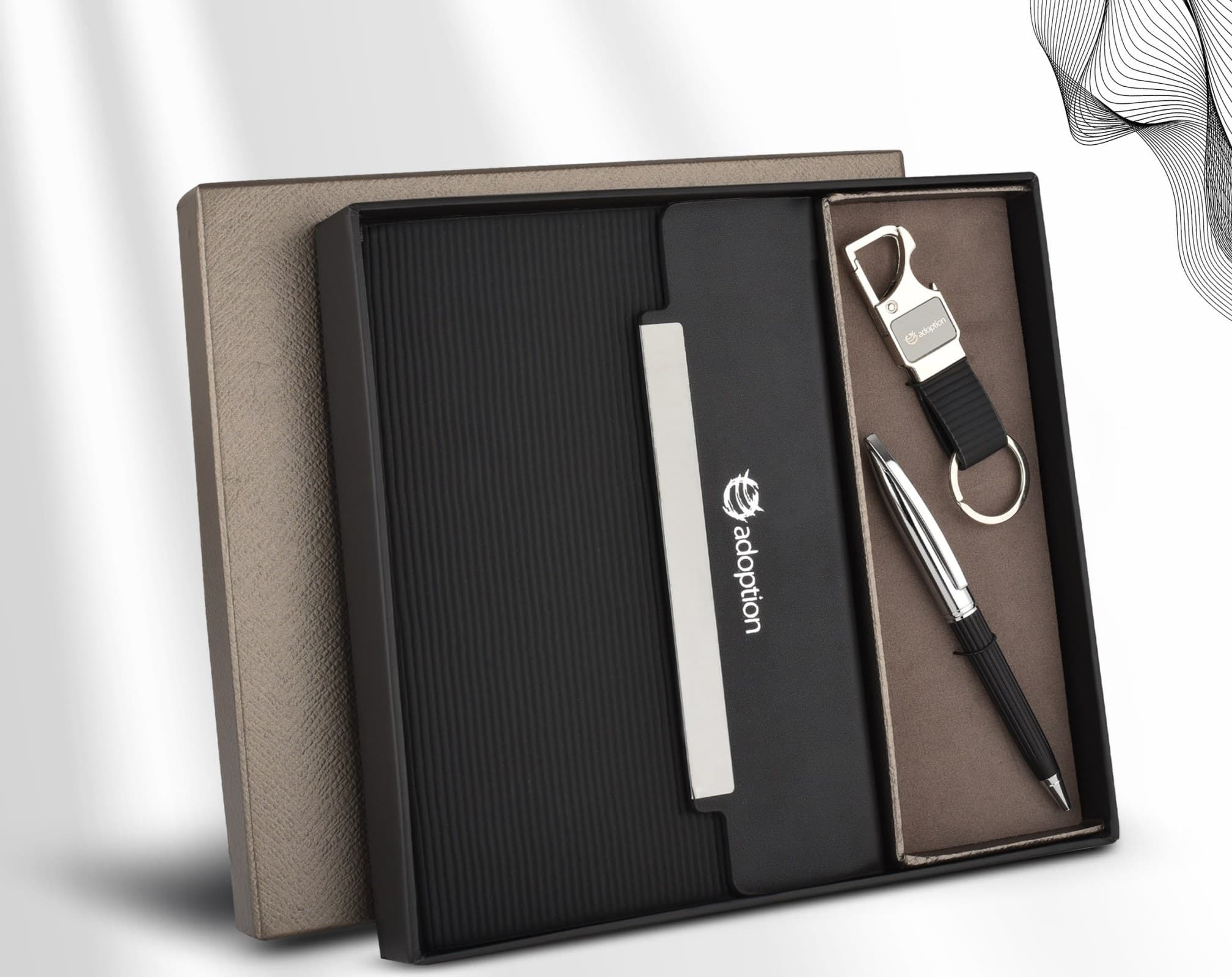 Ribbed Notebook Gift Set of Three