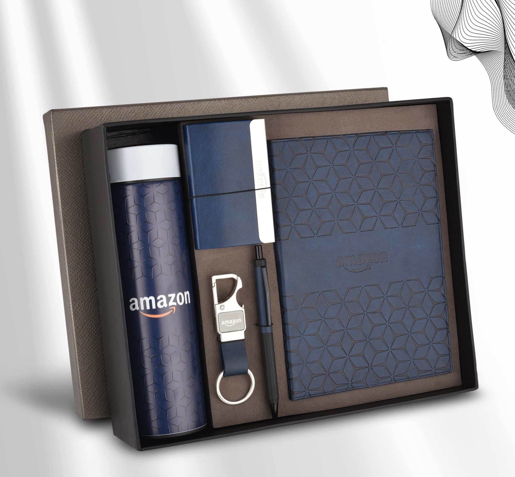 Geometric Flask Gift Set of Five