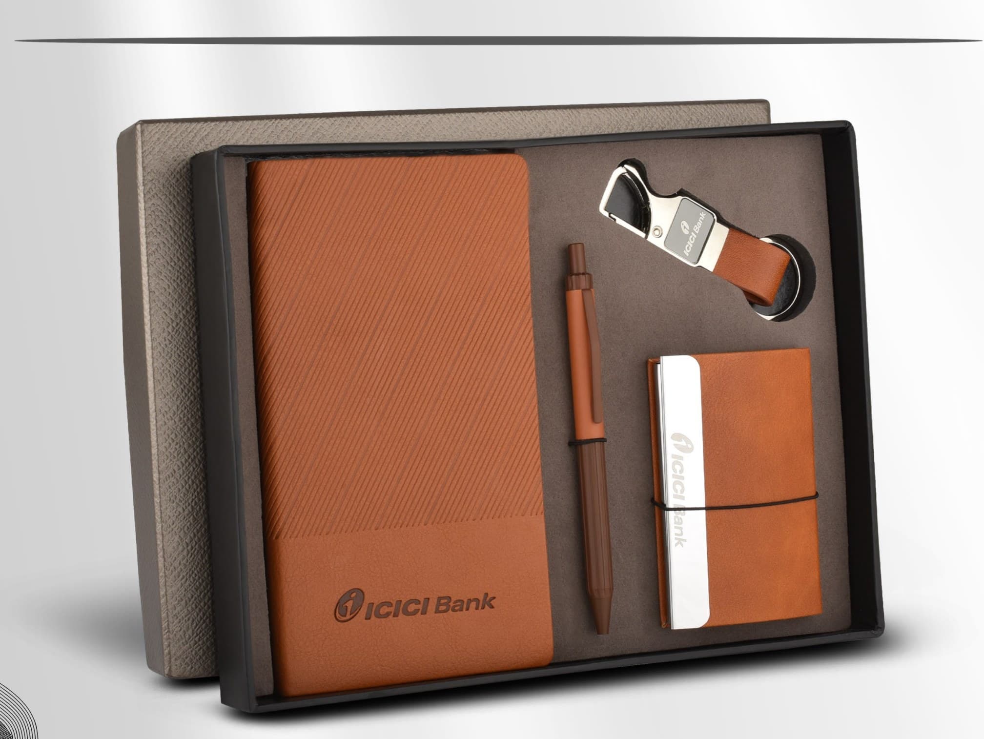 Leatherette A6 Notebook Gift Set of Four