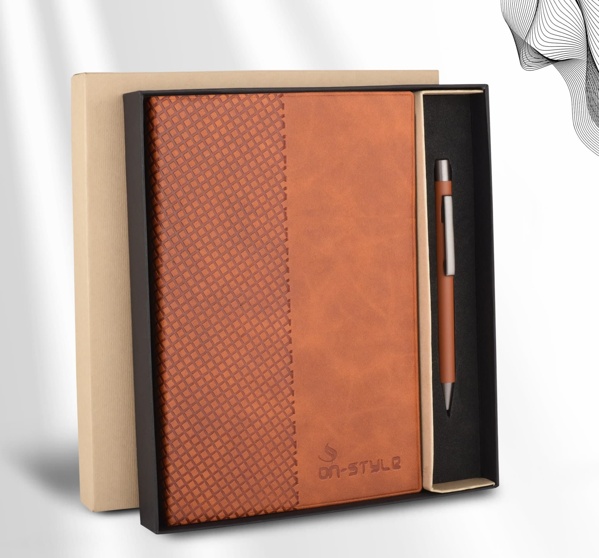 Two-Tone Notebook & Pen Set