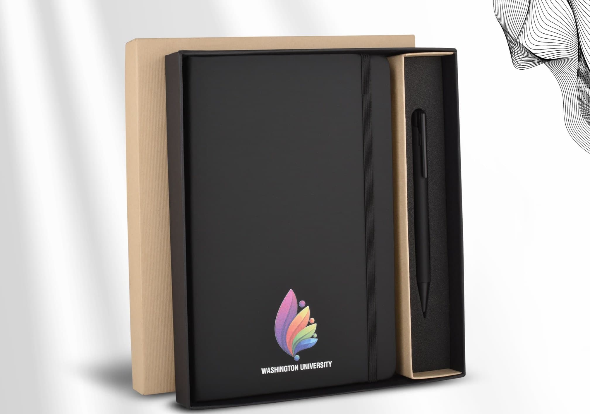Soft-Touch Notebook & Pen Set
